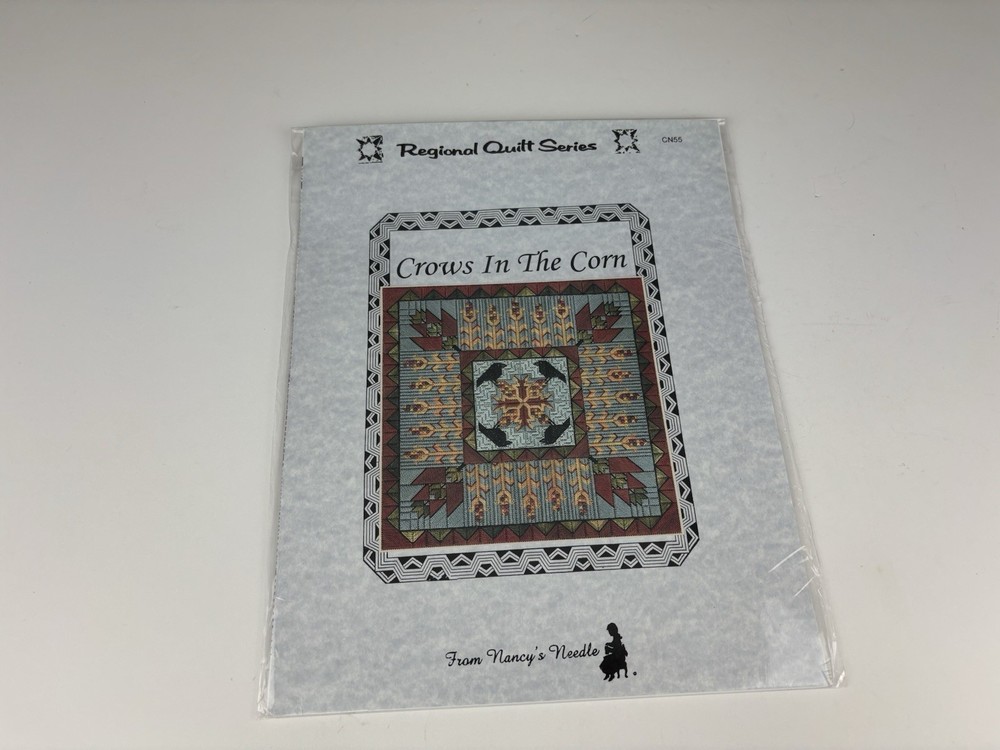 From Nancy’s Needle Quilt Series Crows In The Corn Needlepoint Pattern 1S