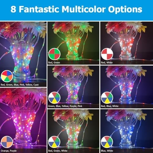 100ft Waterproof Color Changing Rope Lights, 149 Modes LED String Lights for Ind
