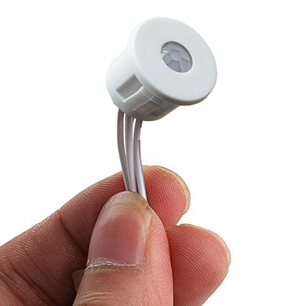 New PIR Motion Activated Sensor Switch Mini DC12V LED Auto On/Off Detector