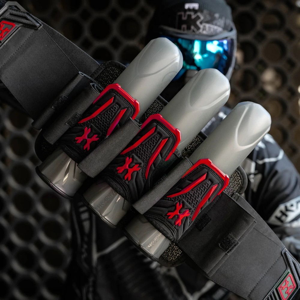 HK ARMY ZERO-G LITE PAINTBALL HARNESS - 3+2 - RED