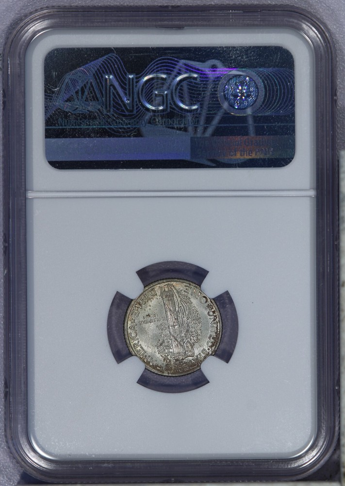 1940 Mercury Dime 10c NGC MS67