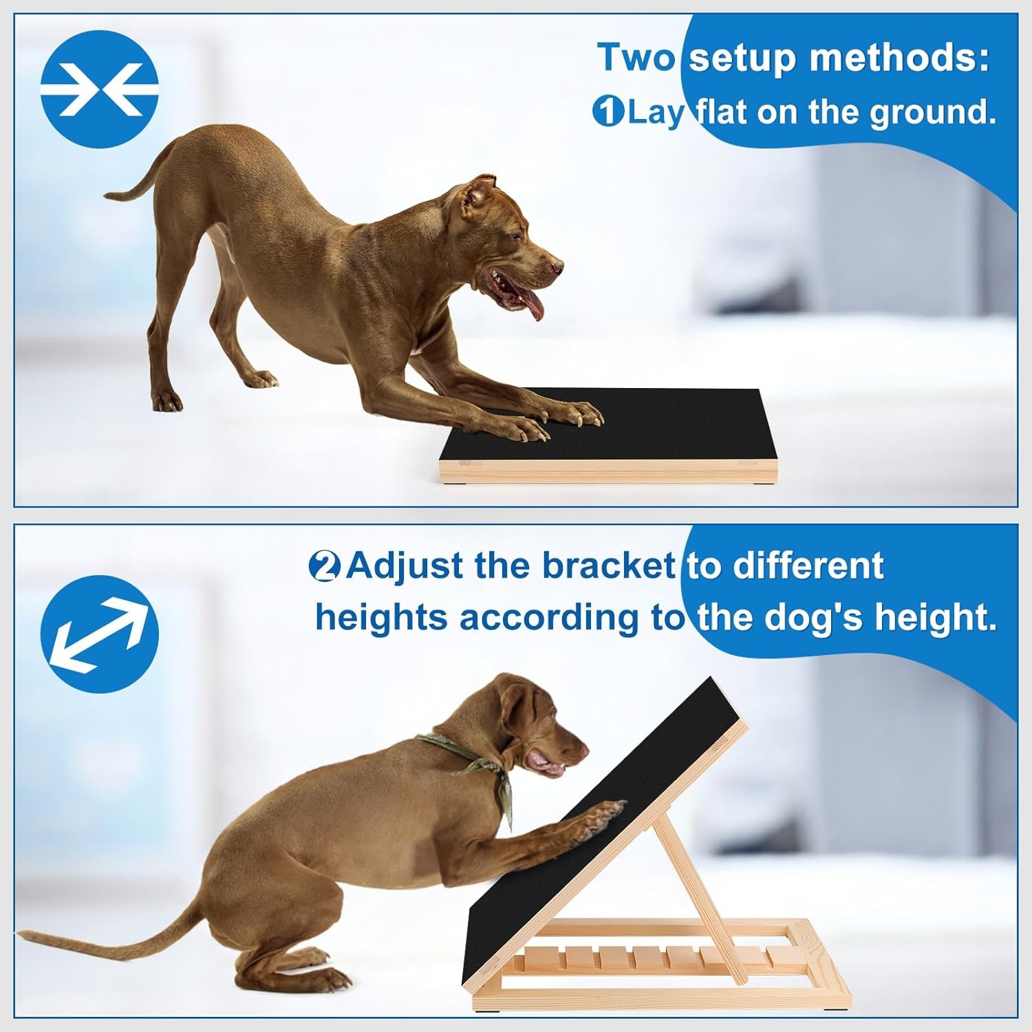 Dog Nail Scratch Pad with Sandpaper Filing Replacement Sandpapers Included