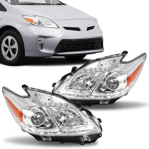 Headlight Assembly Compatible with 2012-2015 Toyota Prius Replacement for