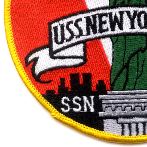 SSN-696 USS New York Patch