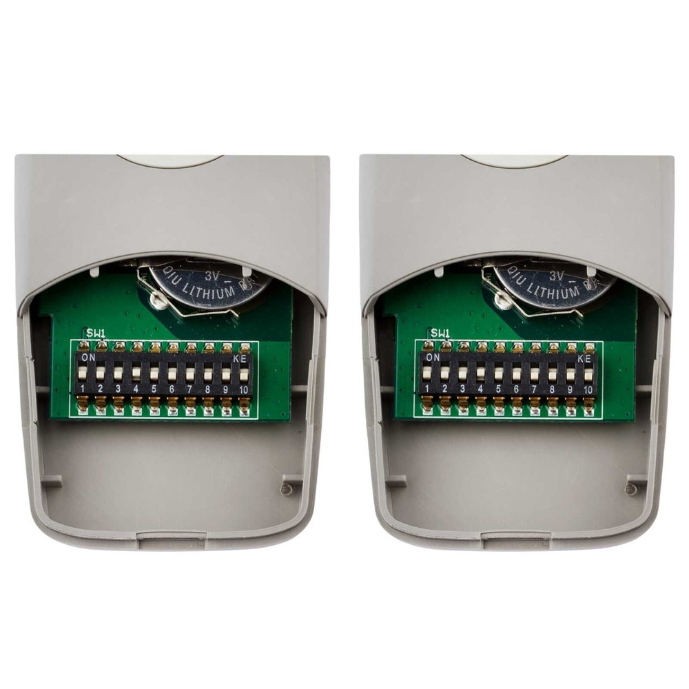 2 Replacement For Multi-Code 412001 2-Button 300MHz Visor Remote Garage Opener