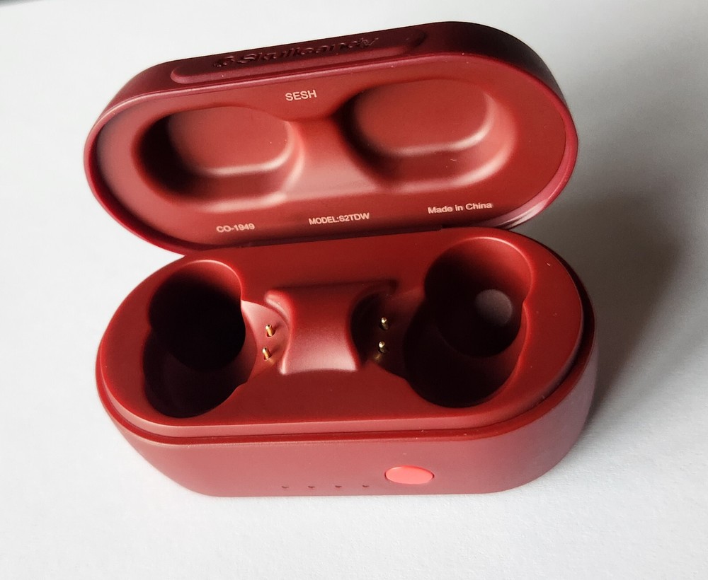 Original Red CHARGING CASE ONLY for Skullcandy Sesh S2TDW Wireless Earbuds