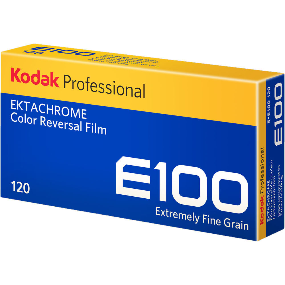 Kodak Professional Ektachrome E100 Color Transparency Film (120 Roll Film, 5-PK)