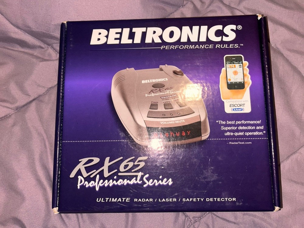 Beltronics RX65 Professional Radar Detector