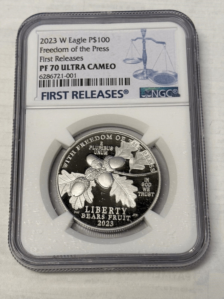 2023 $100 Proof Platinum Eagle NGC PF 70 First Releases