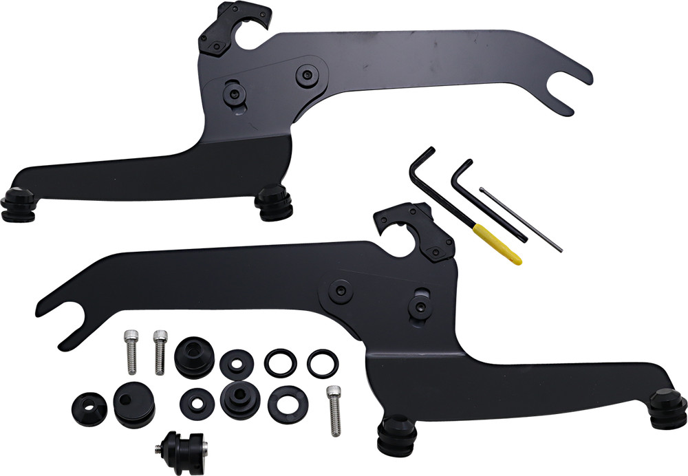 Memphis Shades Black Sportshield Trigger-Lock Complete Mount Kit MEB2052