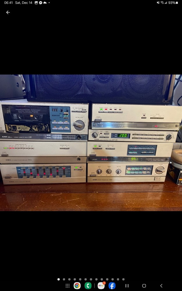 Aiwa Vintage Mini Stereo System