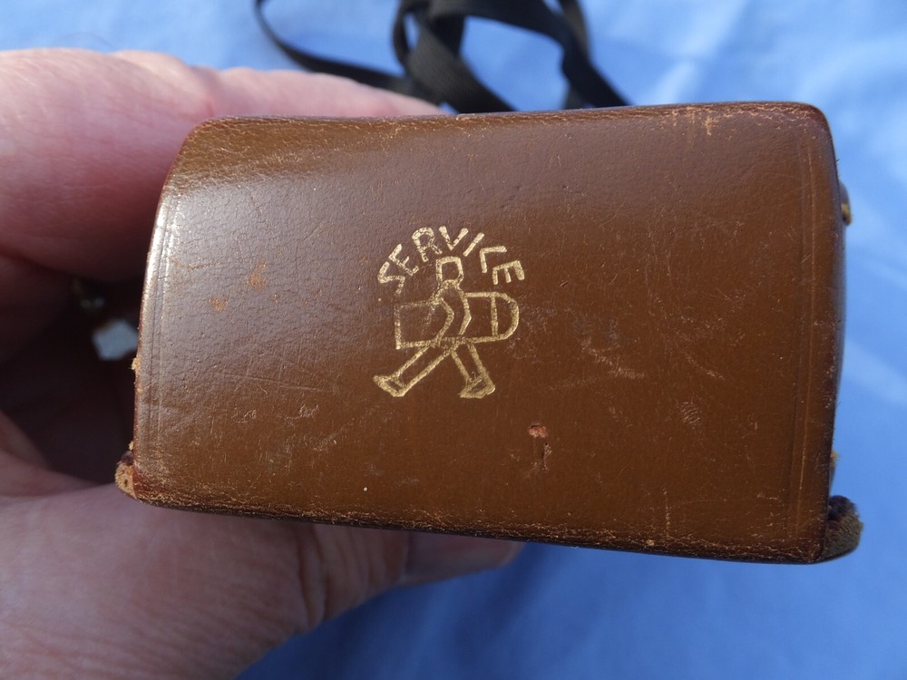 1950s General Electric Camera Analog Light Exposure Meter Type PR-1 Leather Case