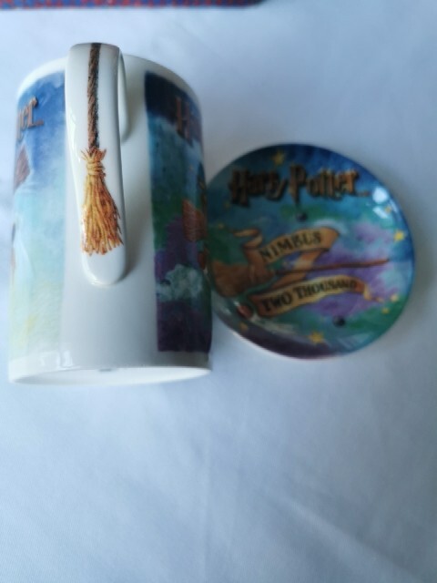 Harry Potter Nimbus Two Thousand Cup And Coaster Set.