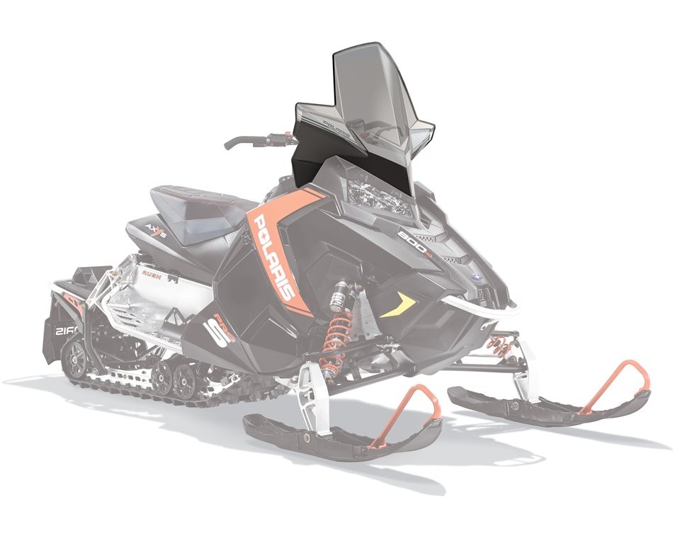Polaris Extra Tall Windshield - Smoke