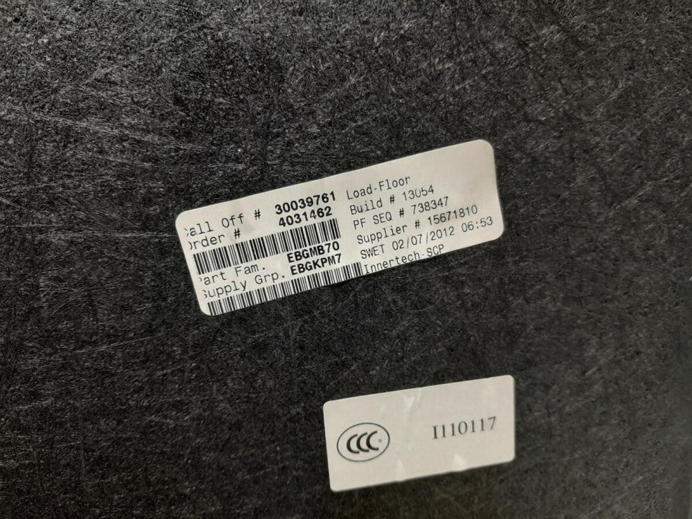 Bmw X6 2012 E71 Boot Carpet / Floor 15671810