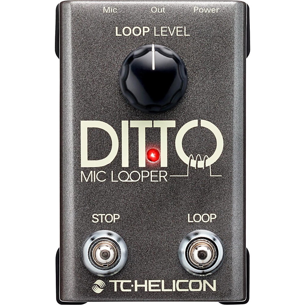 TC Helicon Ditto Mic Looper Pedal Refurbished
