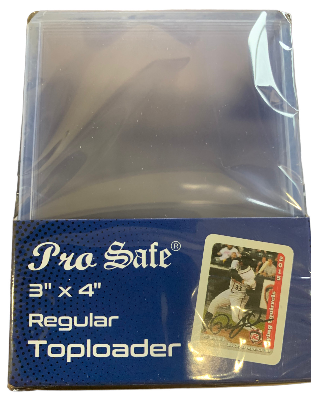 1000 Pro Safe 3x4 Sports Card regular Toploaders 1 case 34082-D New top loaders