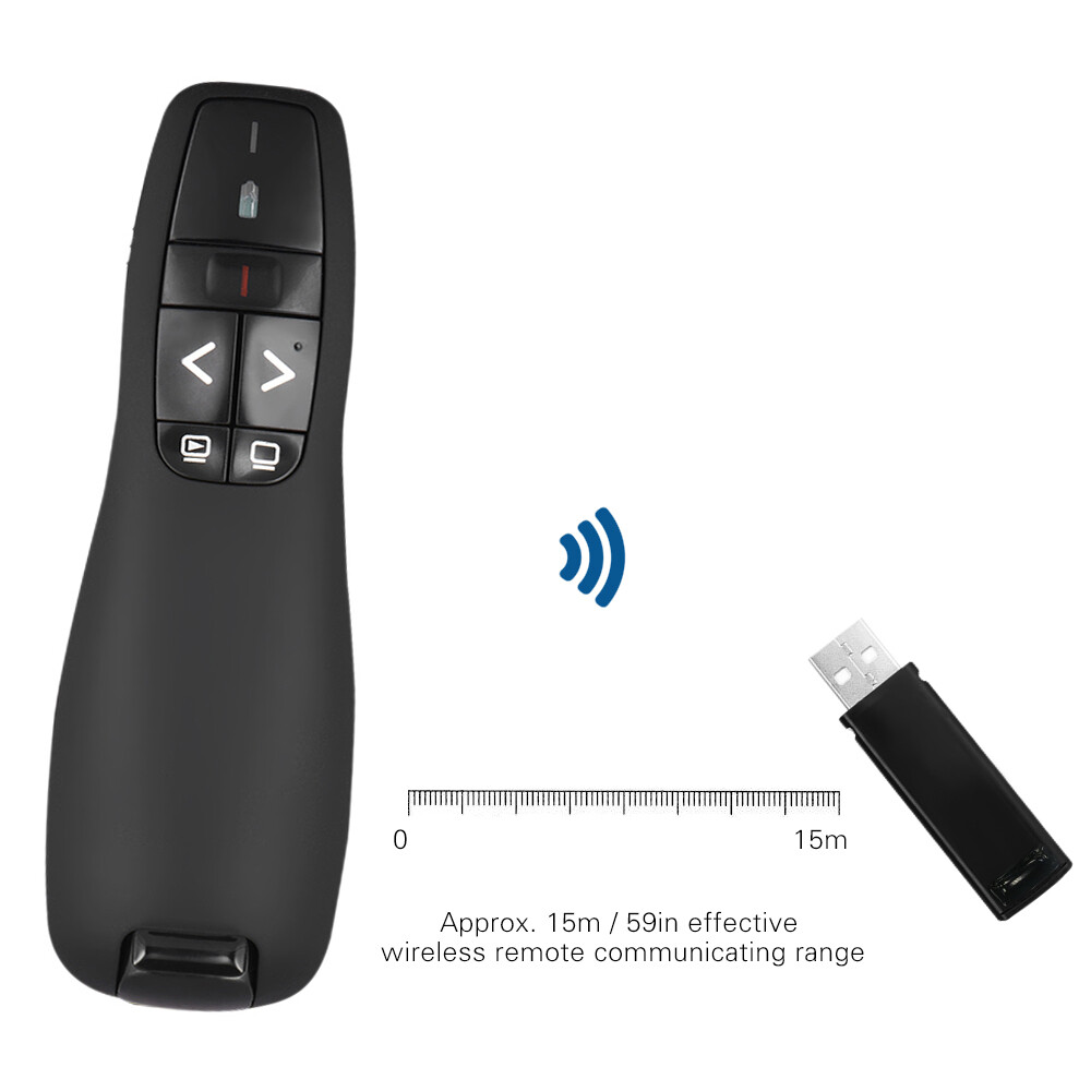Presenter Flip Pen Pointer PPT Clicker Pen Remote for Powerpoint S8Y4
