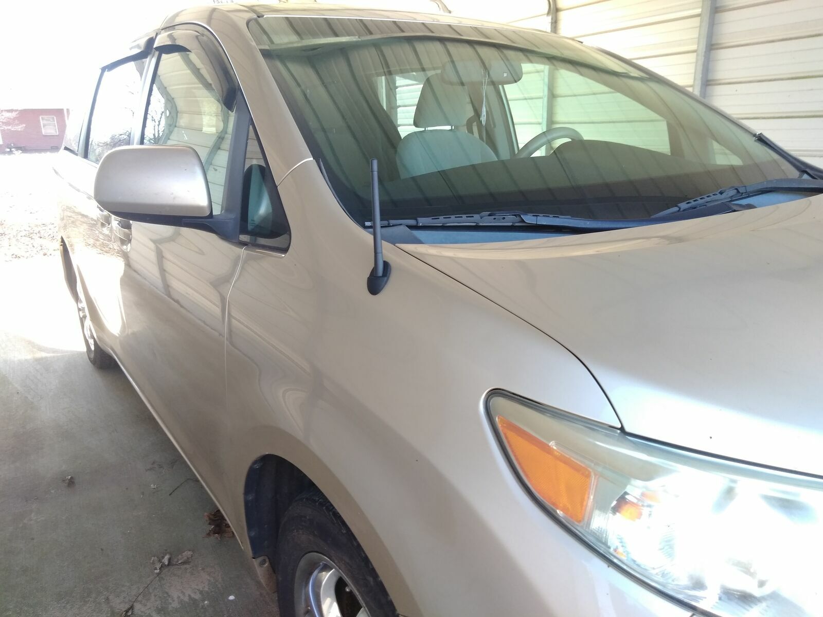 7" Short Black Antenna Mast Radio AM/FM for TOYOTA SIENNA 1998-2016 Brand New