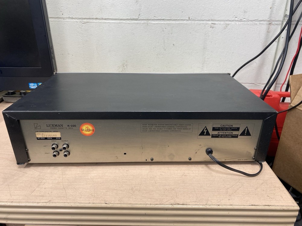 Luxman K-220 Cassette Deck ( SERVICED )