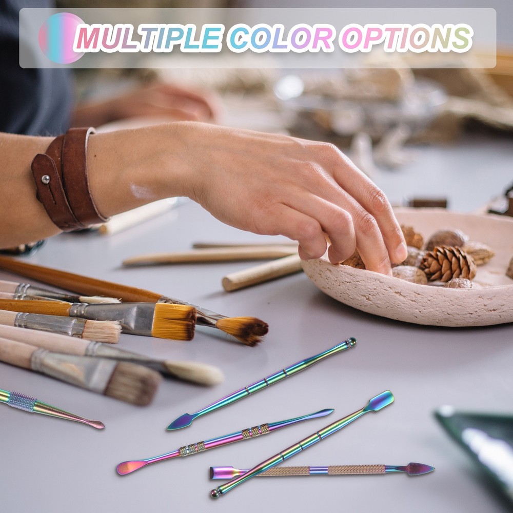 5 Pcs Wax Carving Tools, Silver Tone