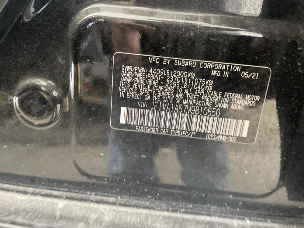 Complete Console Front Floor Fits 15-21 WRX 990777