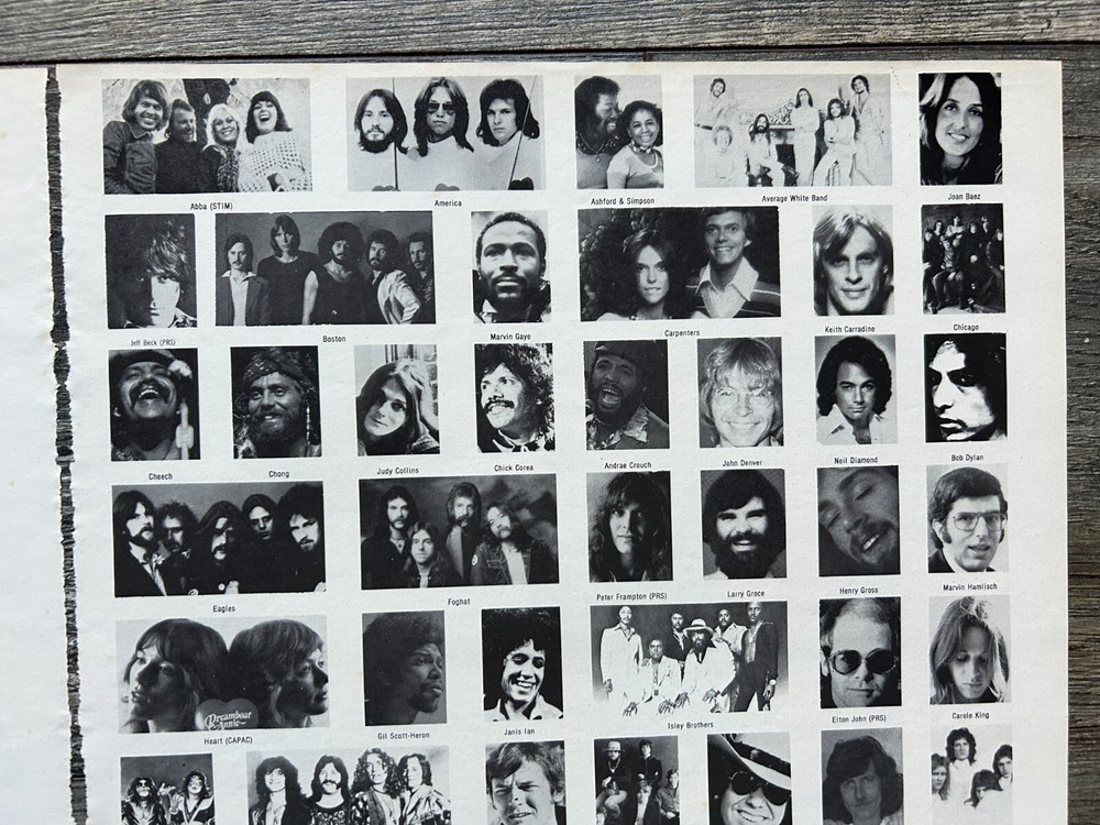 KISS Ad Advert ASCAP 1976 Top Song Hits Beth Destroyer Vintage Kiss Aucoin