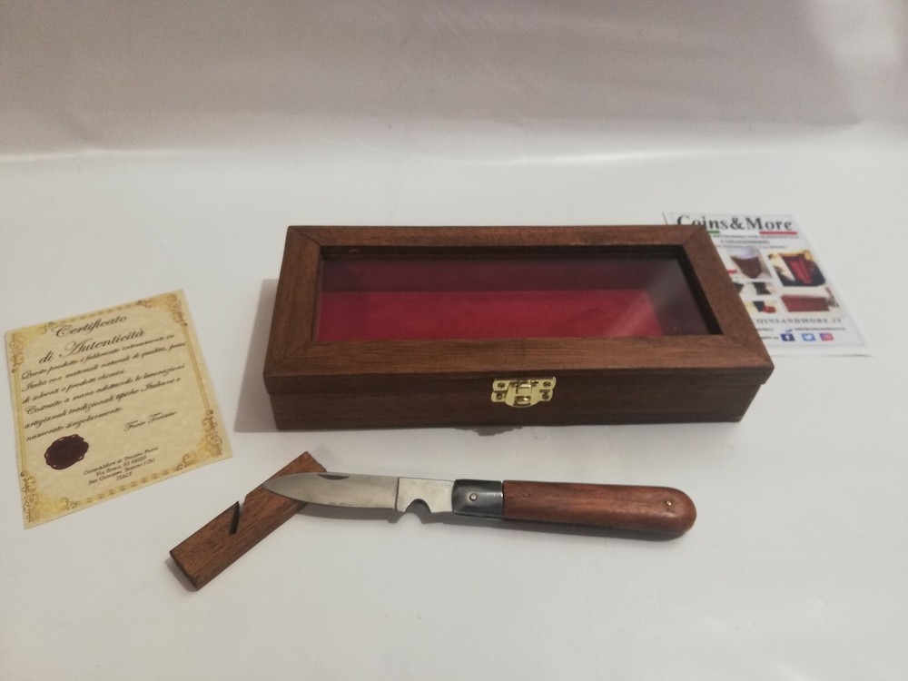 Wood Display Case For Knives Coins