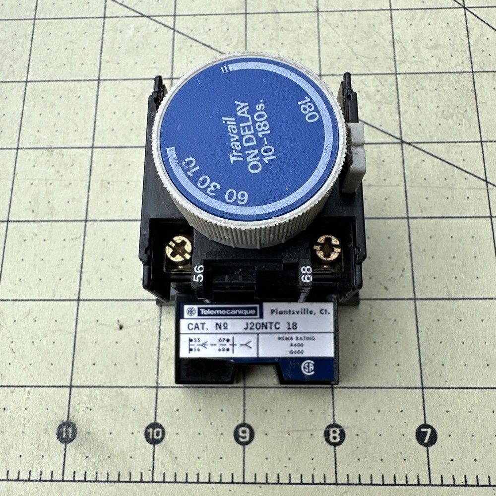 TELEMECANIQUE J20NTC 18 On Delay NEW NO BOX