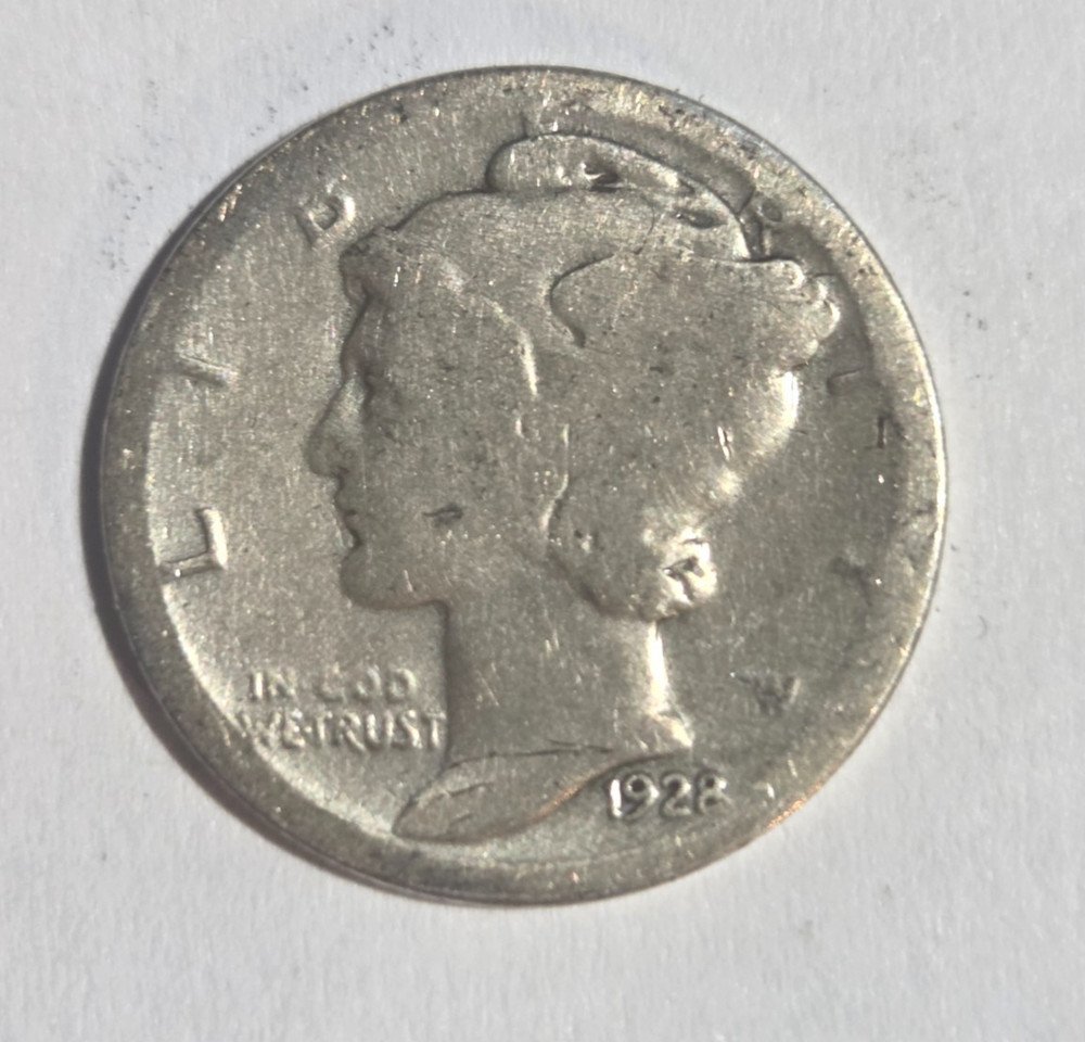 1928 D Mercury Dime