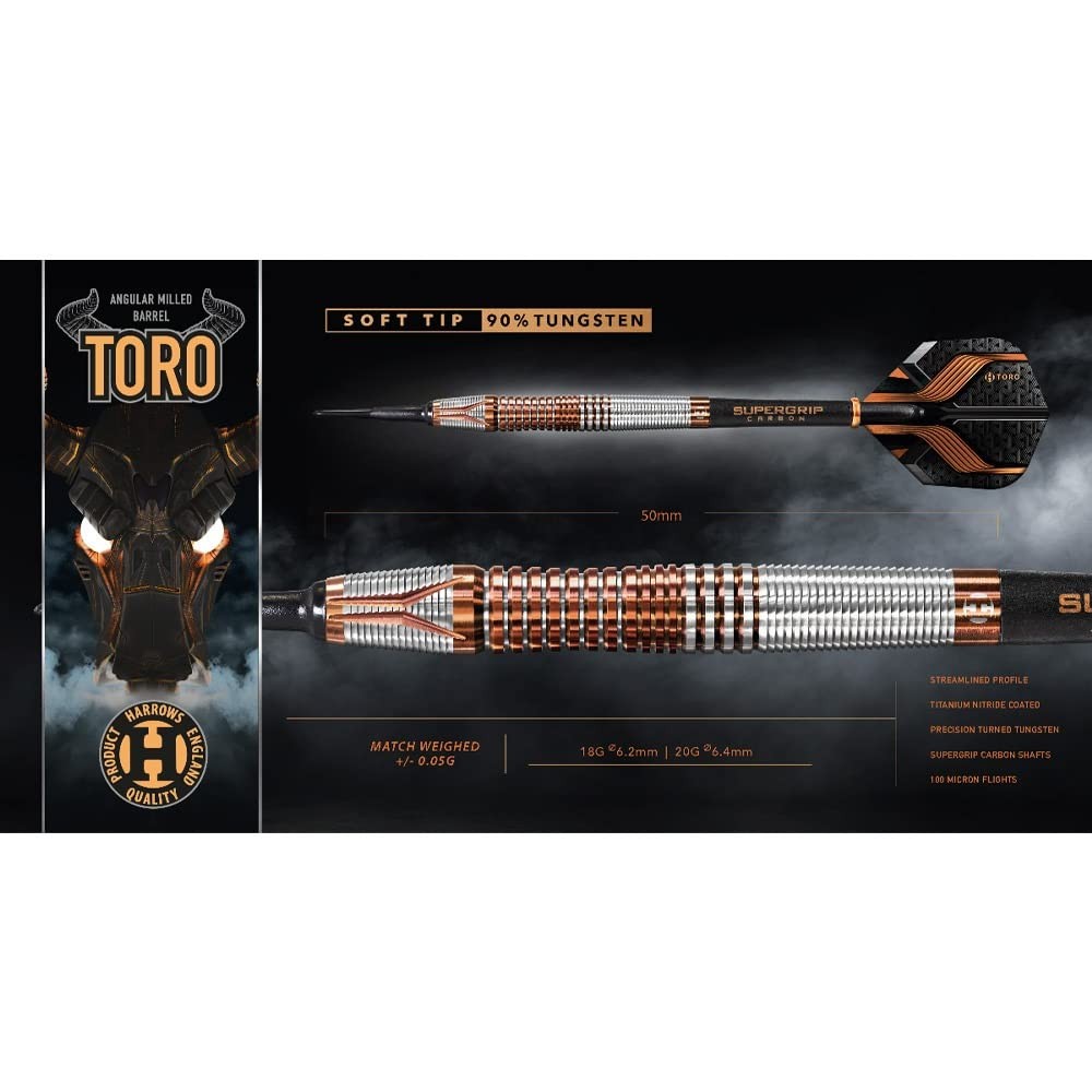 Harrows TORO 2BA 20gR dart barrel dart set