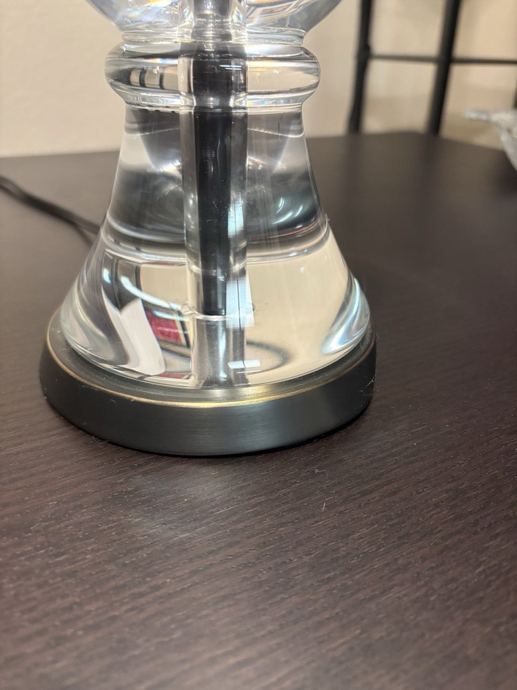 David Duggleby Clear Resin Lamp