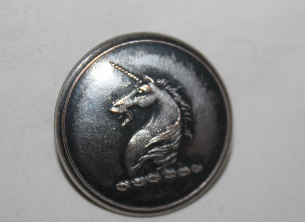 1800s UNICORN BUTTON...LONDON.