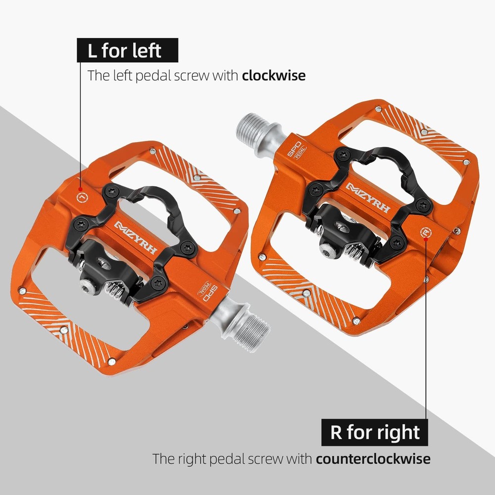 MZYRH Pedal,MTB Mountain Bike Pedals Compatible with Dual Function Sealed Cli...