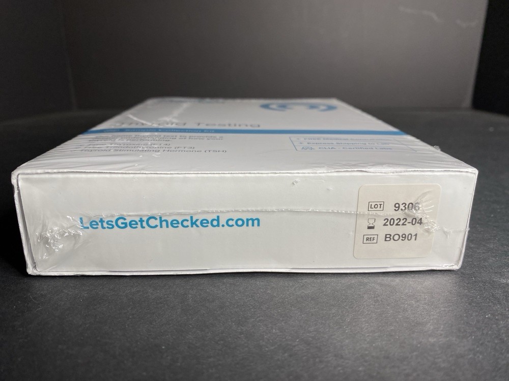 NEW Lets Get Checked Thyroid Testing Kit SEALED *read exp*
