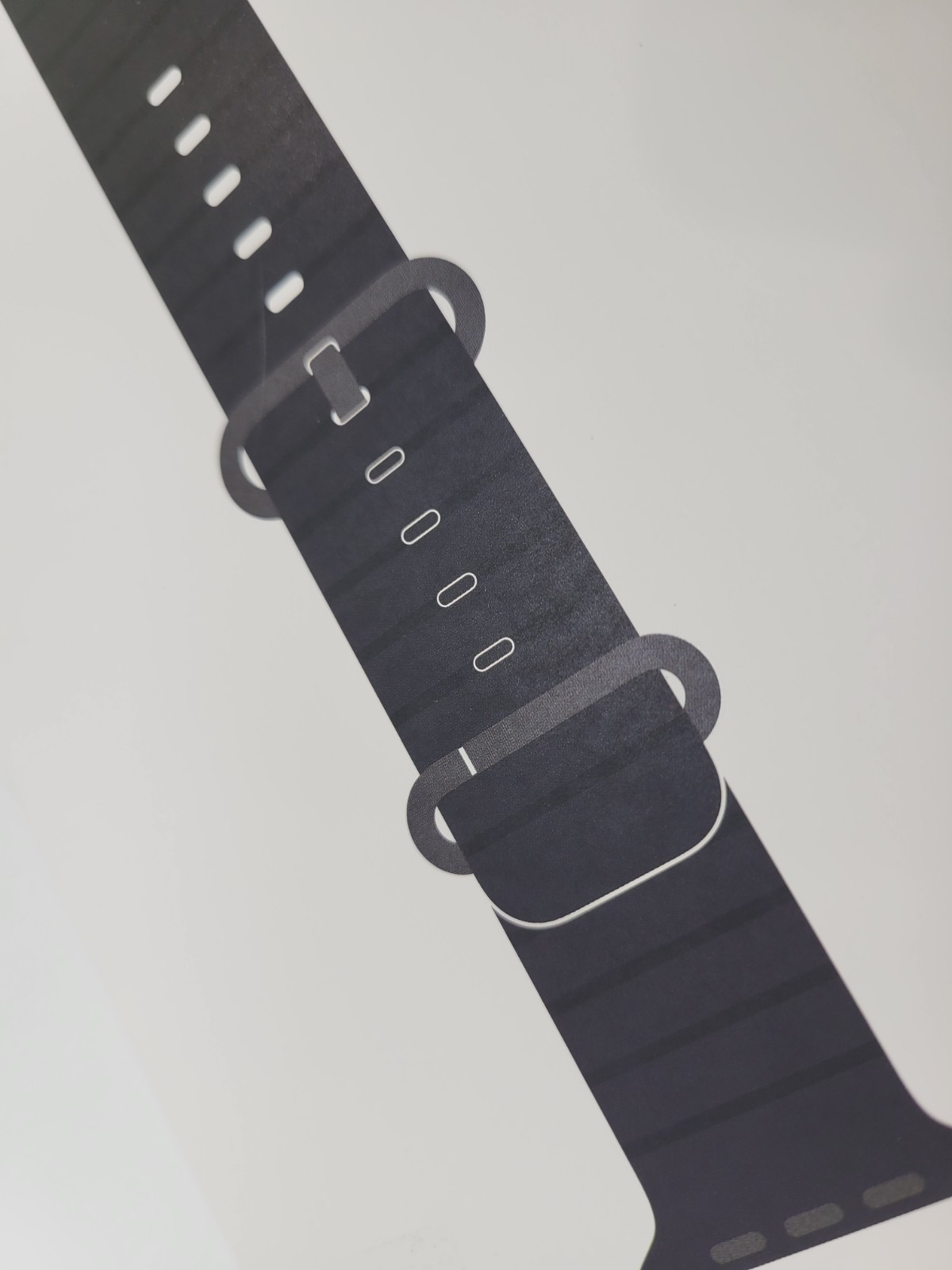 OEM Apple Watch Ultra 2 - 49mm Black Ocean Band Titanium Finsh - OEM Pack - New