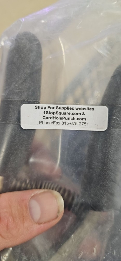 Custom Plastic Card Hole Punch