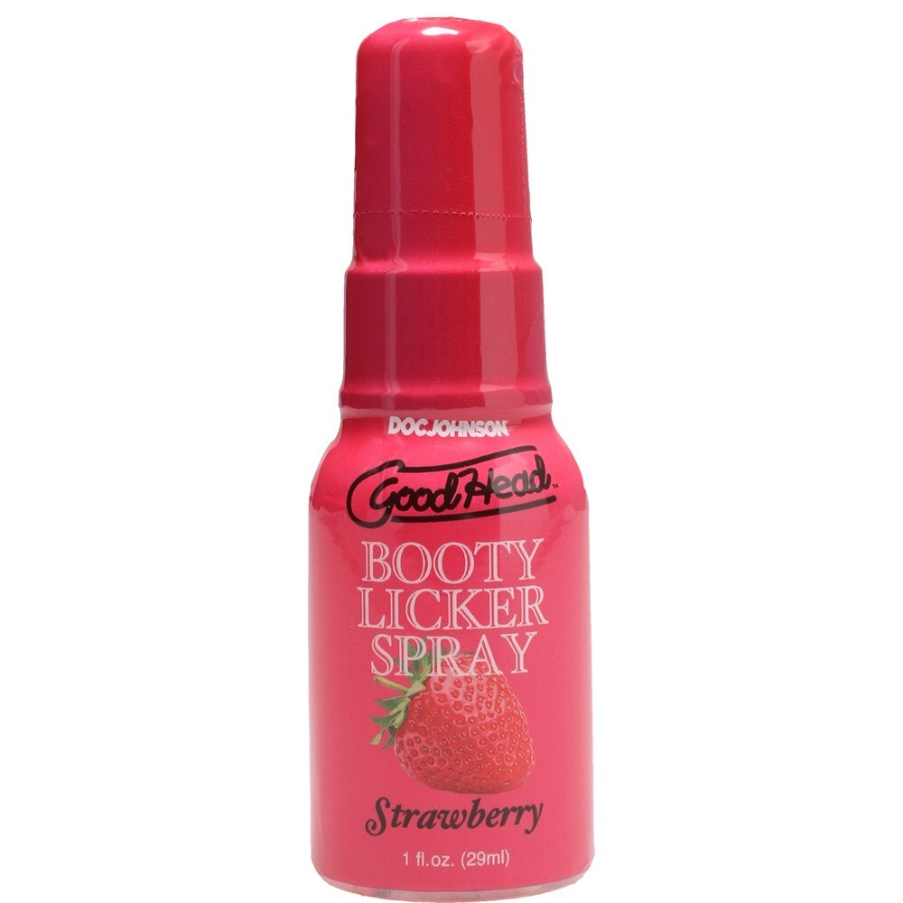 Doc Johnson Goodhead Booty Licker Flavored Spray Strawberry 1oz