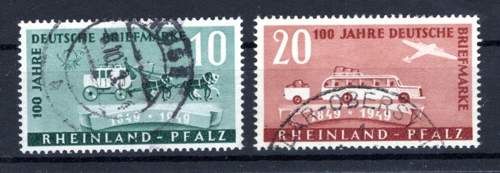 Frz.zone-rhl 49/50 Impeccable Postmarked BPP (CA3925