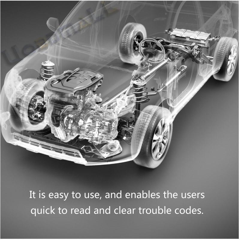 JOBD Diagnostic Engine Fault Car OBD2 Code Reader Scan Tool Turn off MIL Light