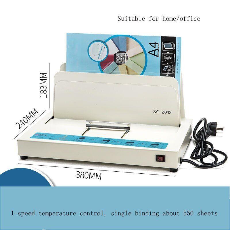 Hot Melt Binding Machine Contract Tender Certificate Glue Binding Machine New