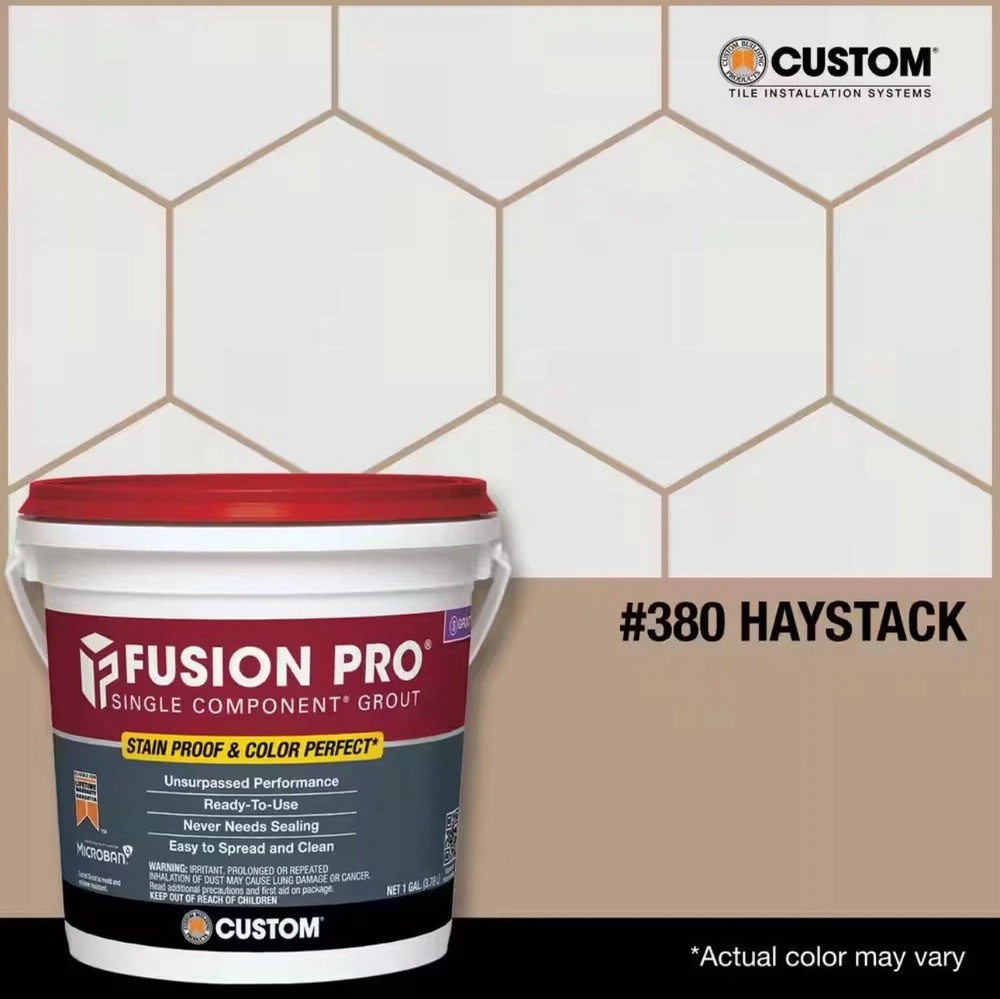 Custom Building Products SimpleGrout #380 Haystack 1-Quart Pre-Mixed Grout​