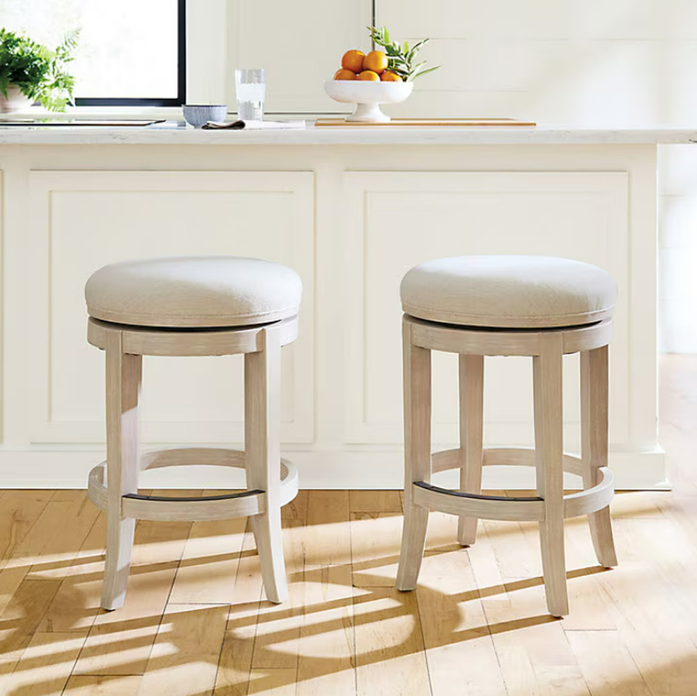 Ballard Designs Micah Backless Swivel Counter Stool