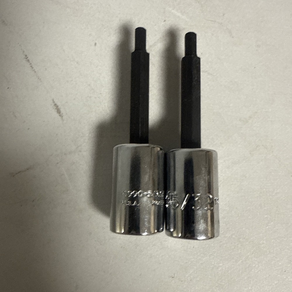 Proto 4990 5/32” Hex Bit 3/8” Drive Socket ~ Qty 2
