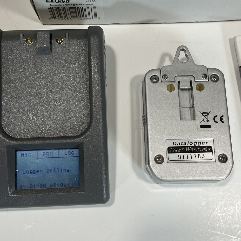 Extech 42270 Temperature & Humidity Datalogger W/Printer- Tested/Works