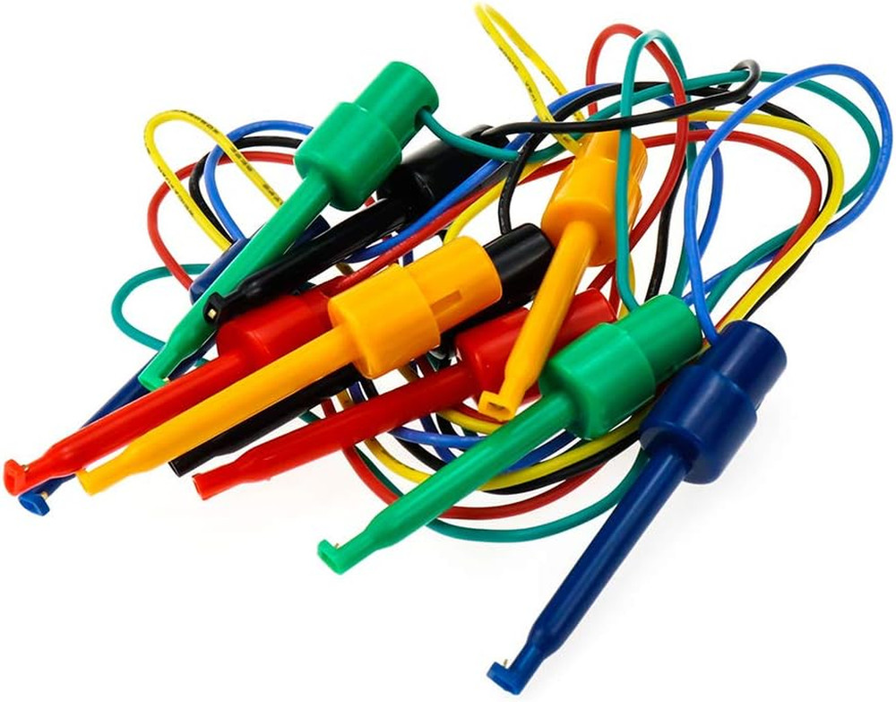 Testing Hook Clip Probe Test Leads Electronics Silicone Test Leads 50Cm/19.7Inch