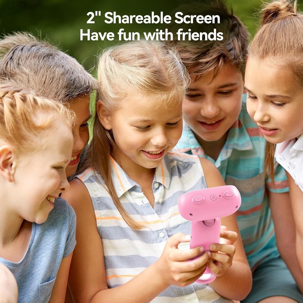 Discover Science with P30 Kids Microscope - 2" LCD & Rechargeable Battery