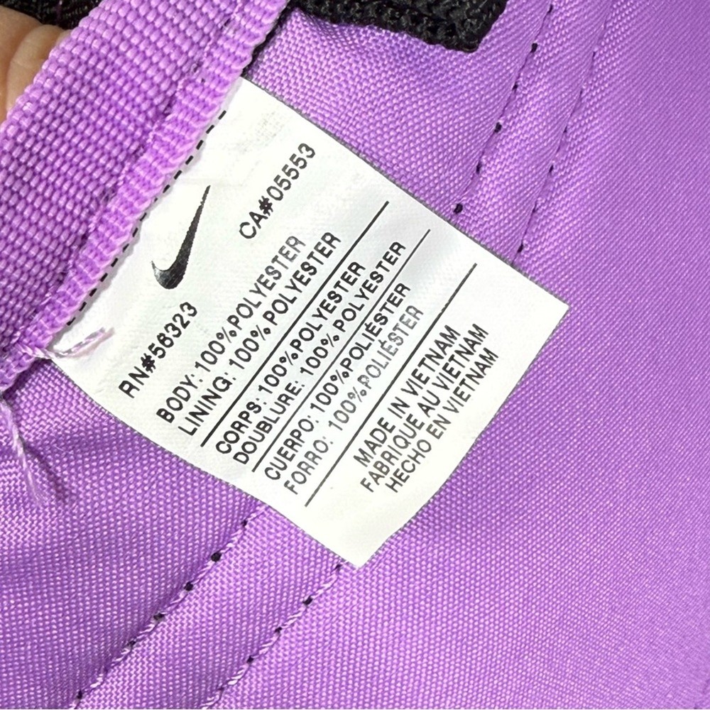 Nike Girls Half Day Purple Circle Pattern Backpack. Excellent condition!