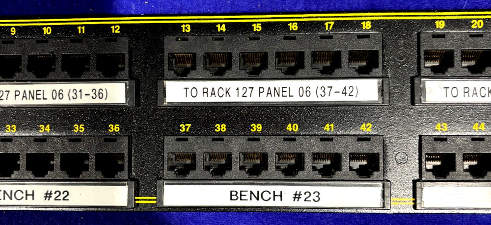 ORTRONICS 2U CAT 5E 48 Port Rack Mount Panel