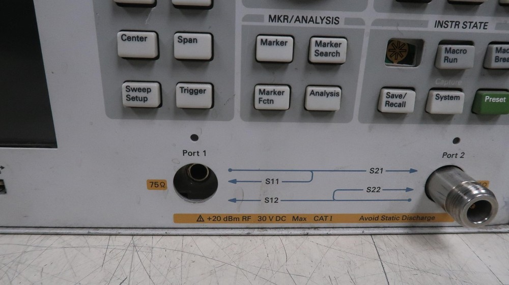 AGILENT E5062A NETWORK ANALYZER M0256